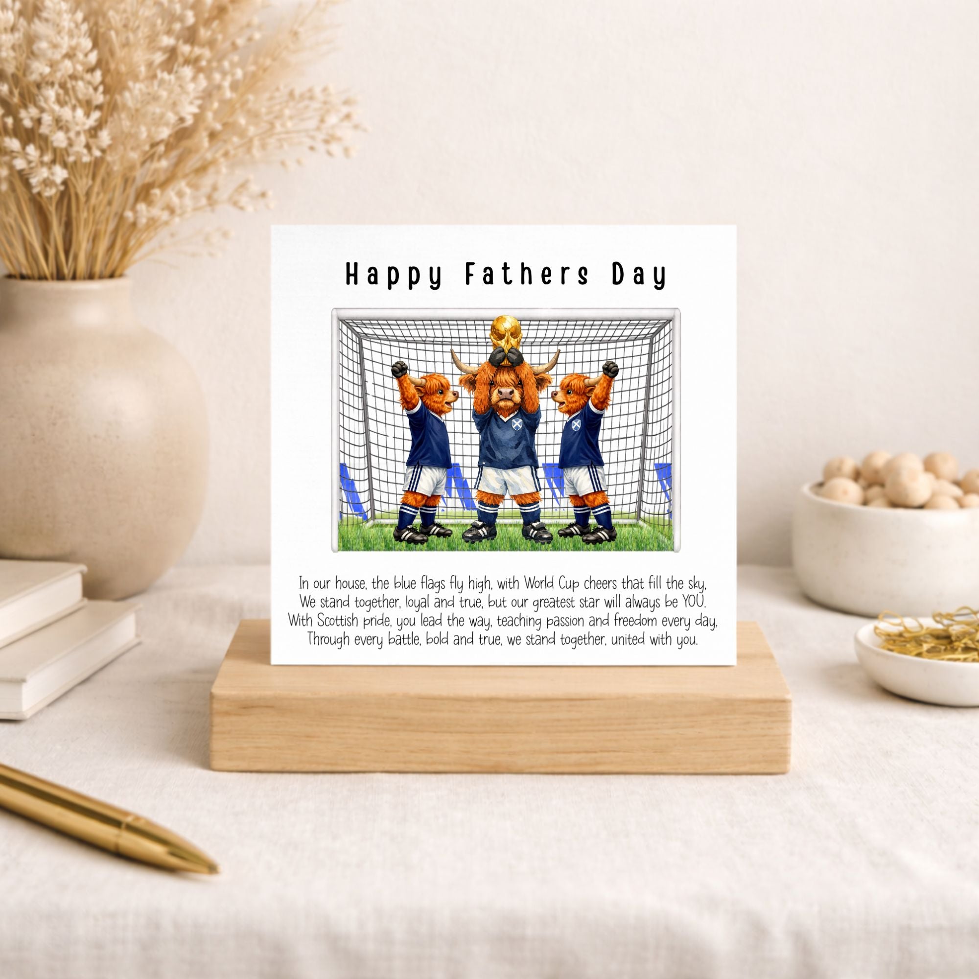 Scotland Father’s Day Card – Football Dad Card