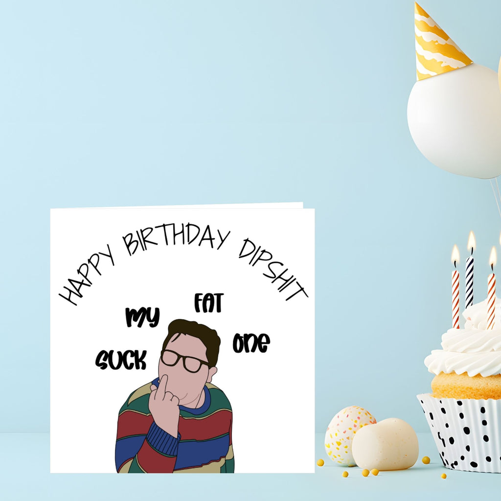 Funny Rude Birthday Card | Cheeky Middle Finger Birthday Card | Humorous Birthday Card for Friend, Brother, Sister