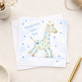 Personalised Baby Giraffe Card – New Baby Boy or Girl