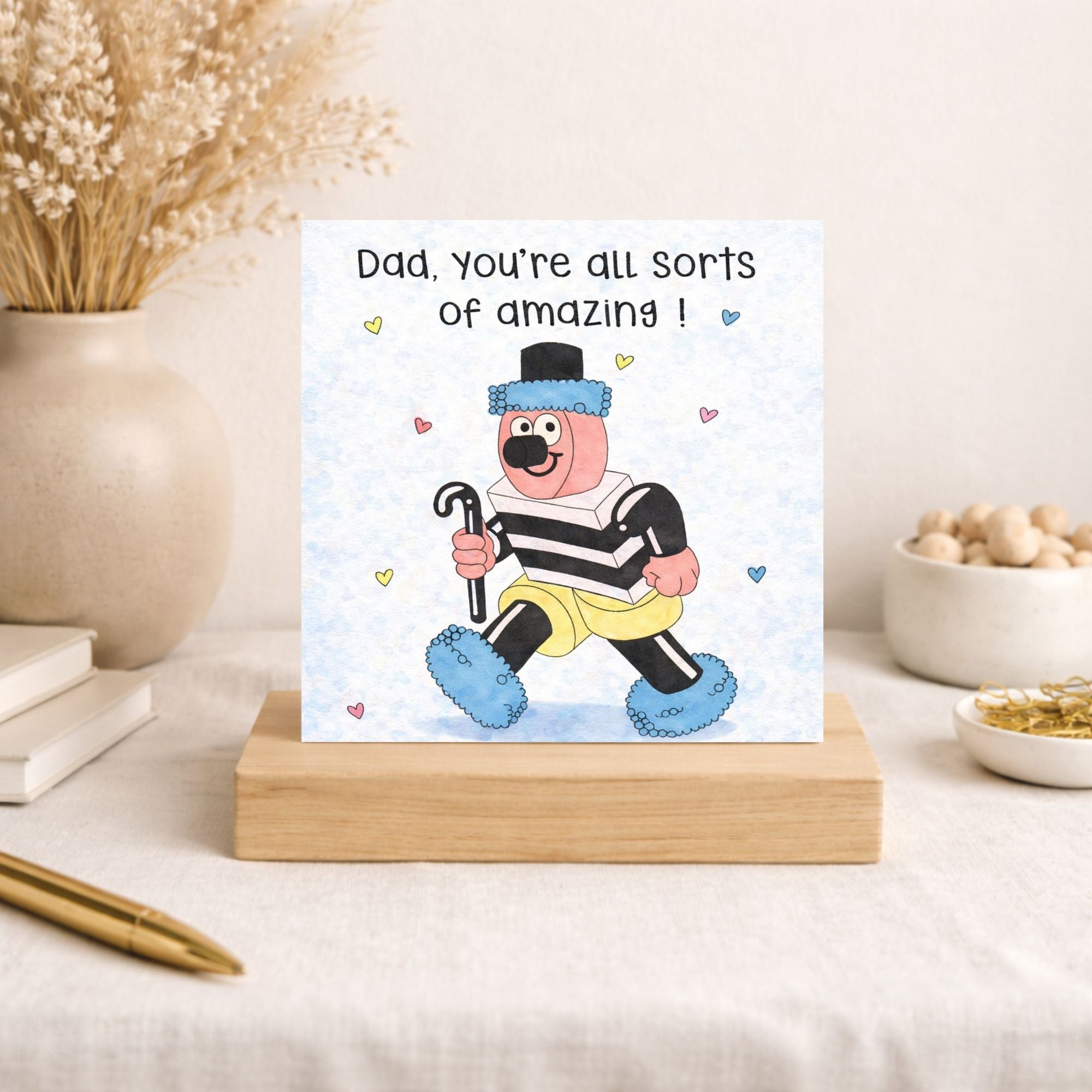 Funny Liquorice Allsorts Father’s Day Card – All Sorts of Amazing Dad Card