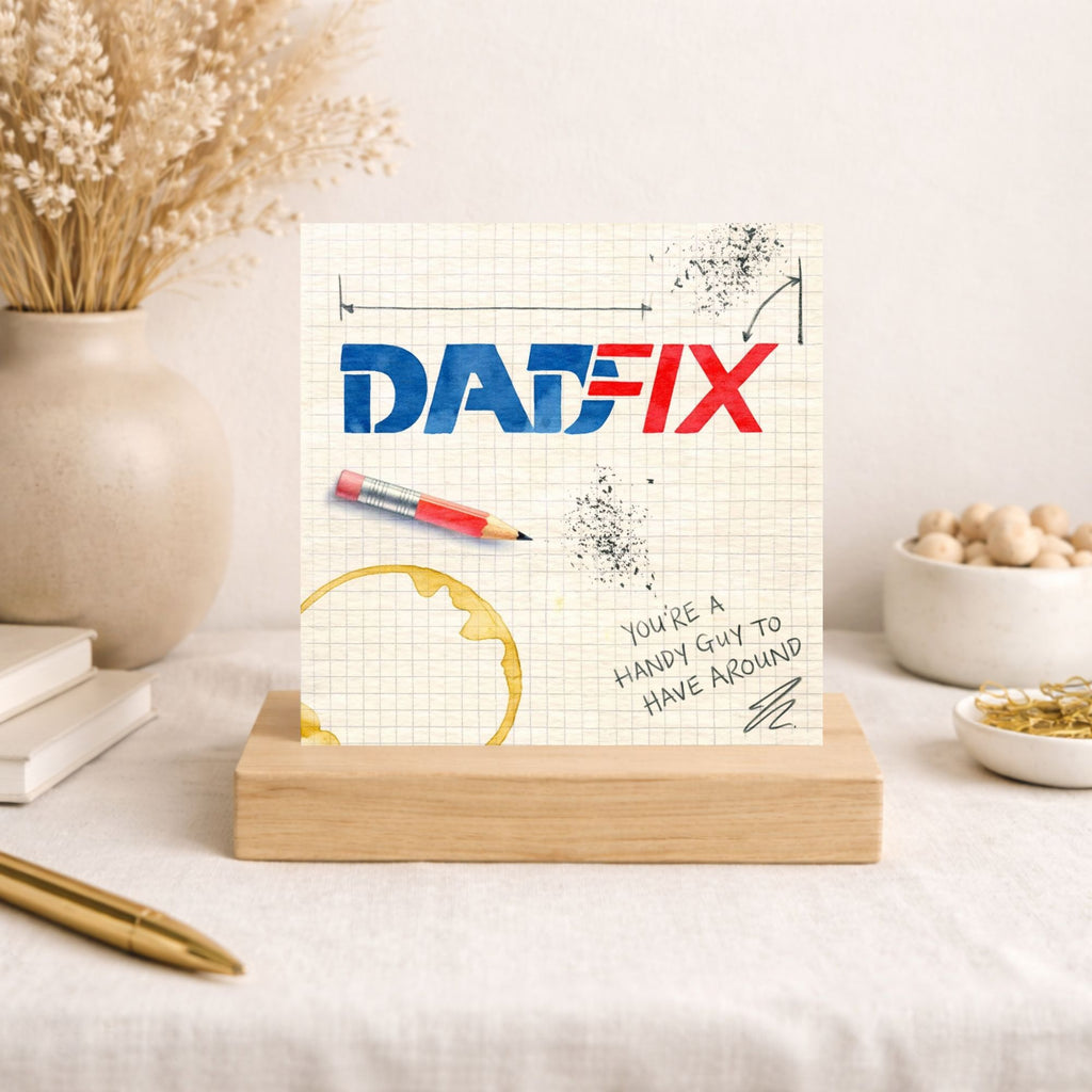 Dadfix Funny DIY Father’s Day Card – Handy Guy Greeting Card