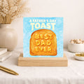 Funny Toast Father’s Day Card – Best Dad Ever Food Pun Card