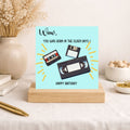 Funny Retro Birthday Card – Olden Days Birthday Card – VHS Tape Birthday Card – Funny Age Card – Nostalgic Birthday Card
