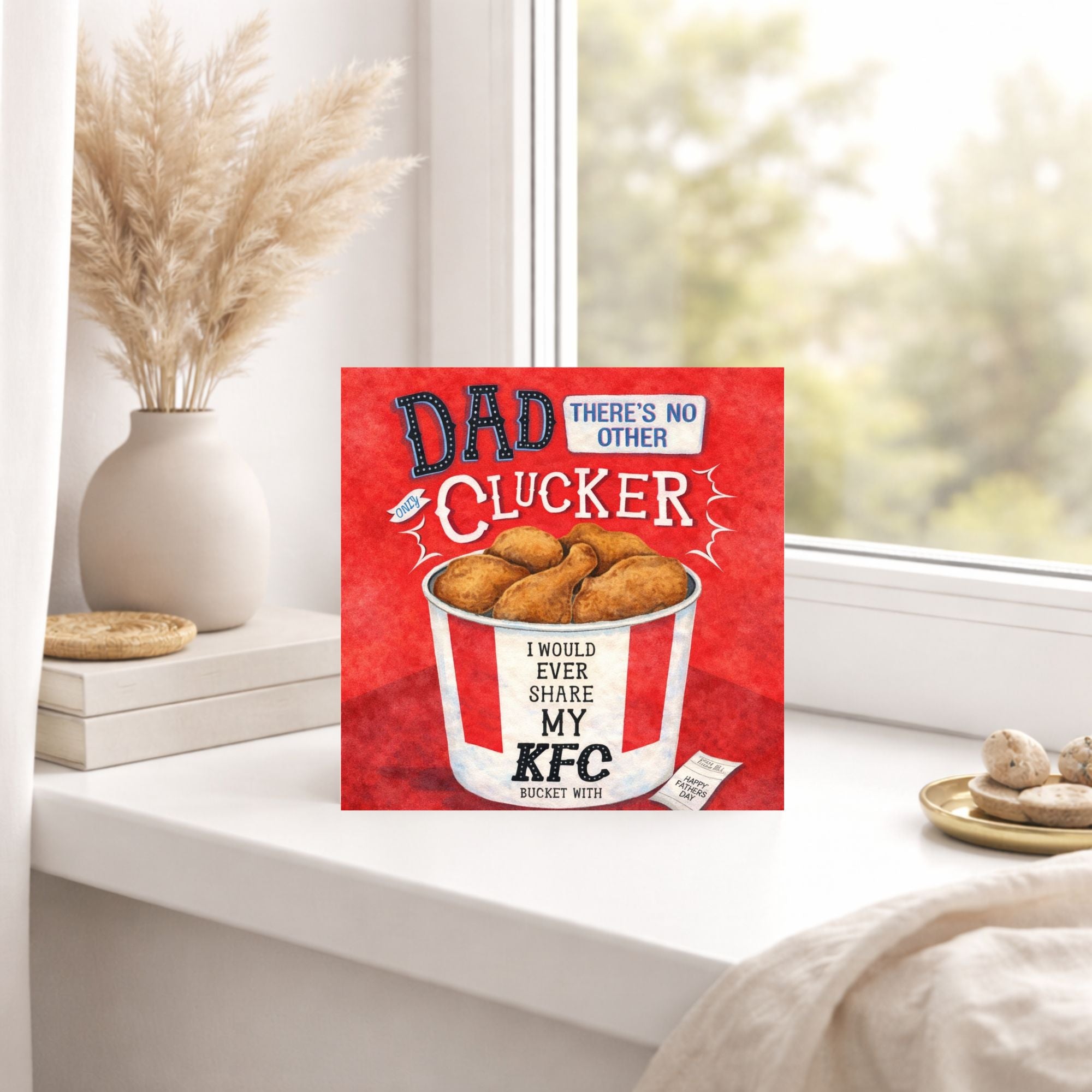 Funny Father’s Day Card – “Dad There’s No Other Clucker”