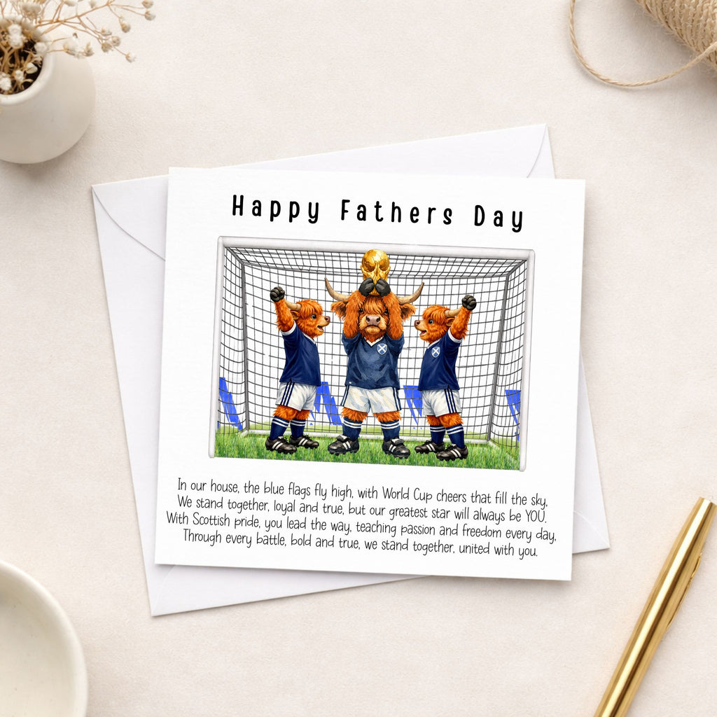 Scotland Father’s Day Card – Football Dad Card