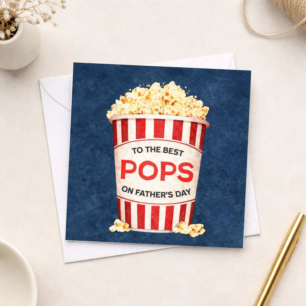 Father’s Day Card for Pops – “To The Best Pops”