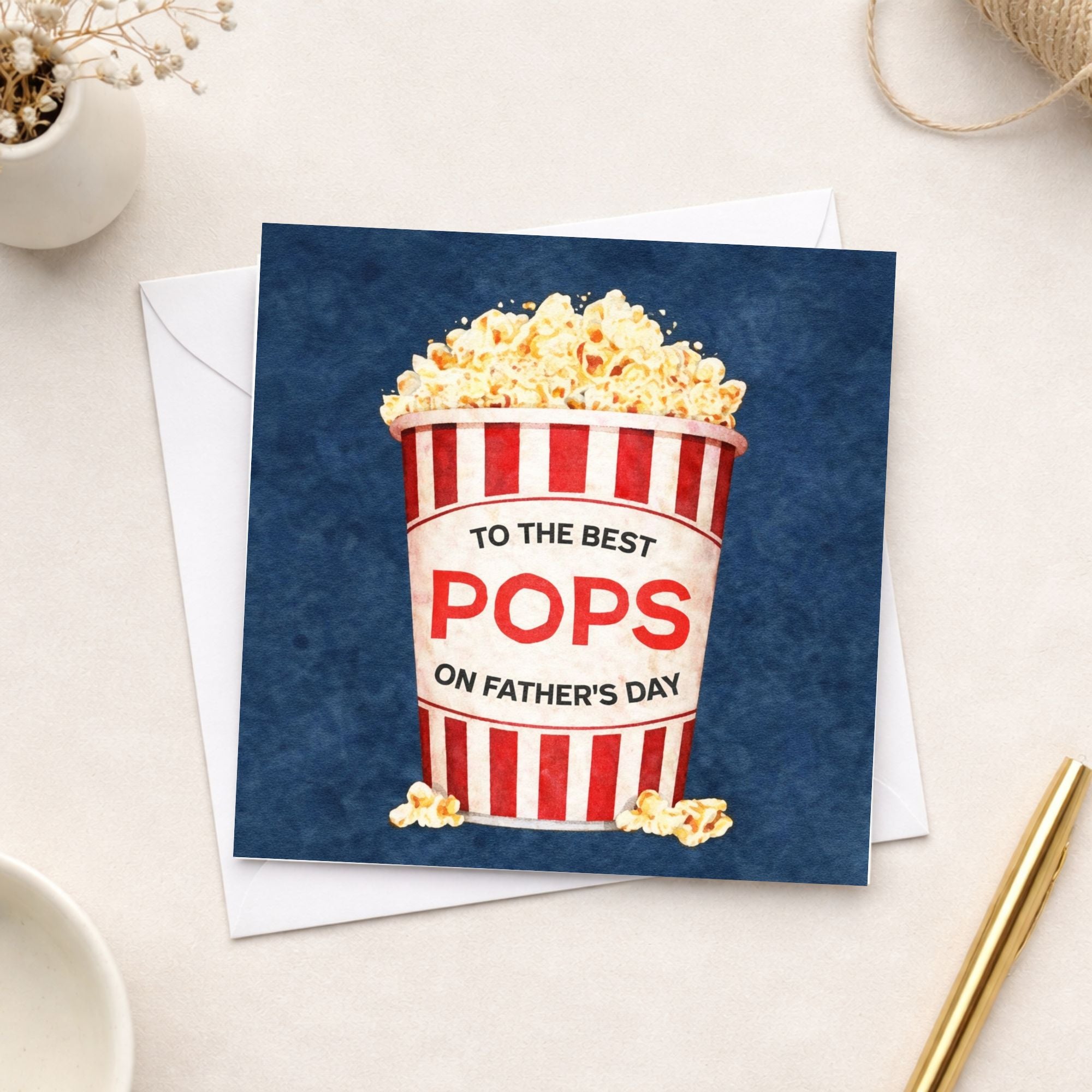 Father’s Day Card for Pops – “To The Best Pops”