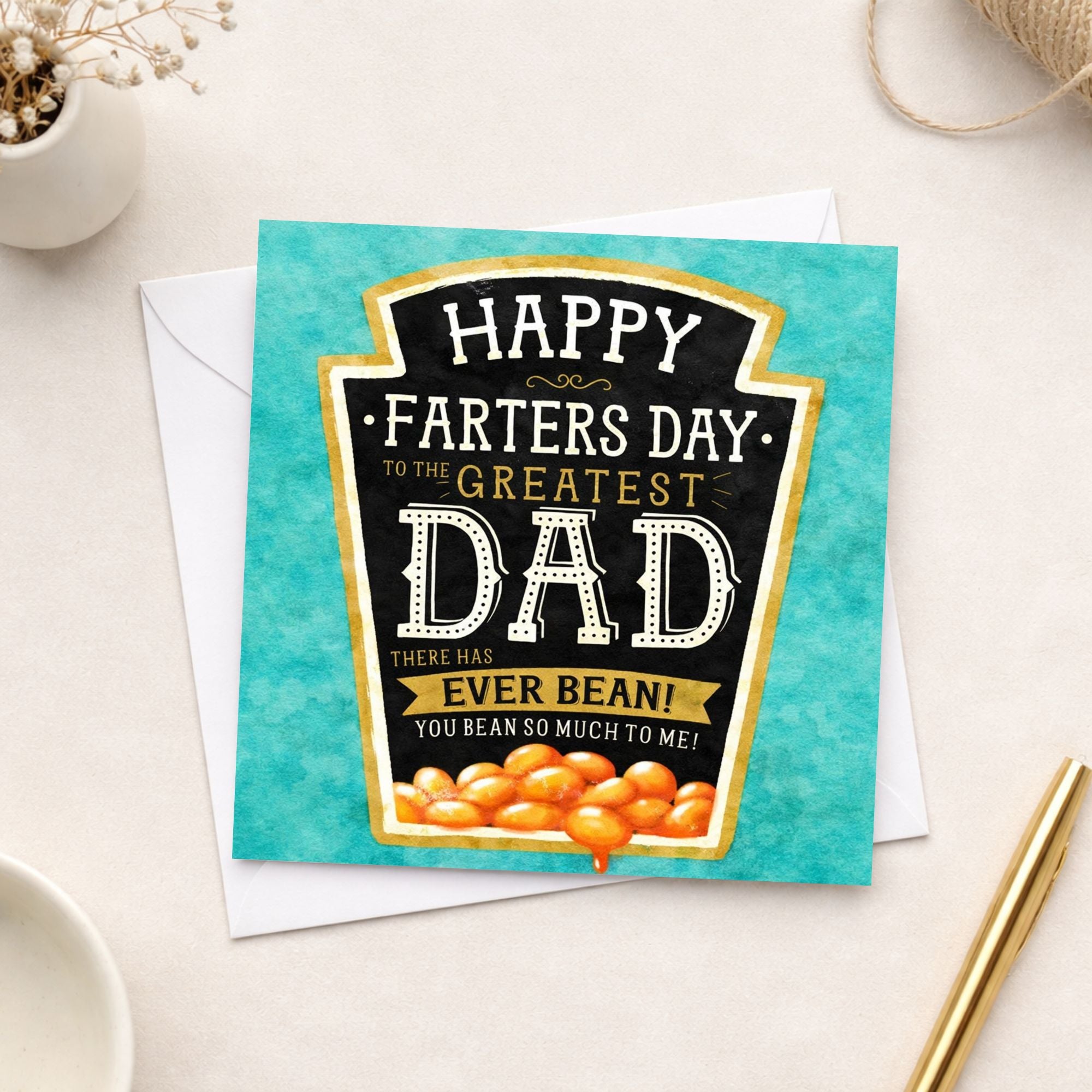 Funny Beans Father’s Day Card – Farter’s Day Dad Card