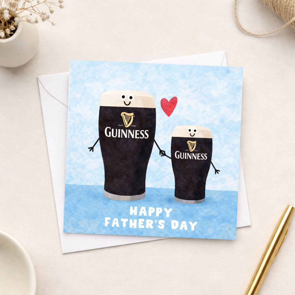 Guinness Inspired Father’s Day Card – Funny Beer Dad Card