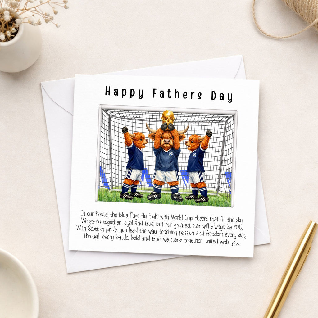 Scotland Father’s Day Card – Football Dad Card