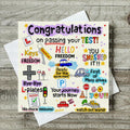 Fun Driving Test Pass Card – Congratulations New Driver