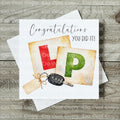 Congratulations You Did It! Driving Test Pass Card