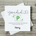 Personalised You Did It Driving Test Pass Card