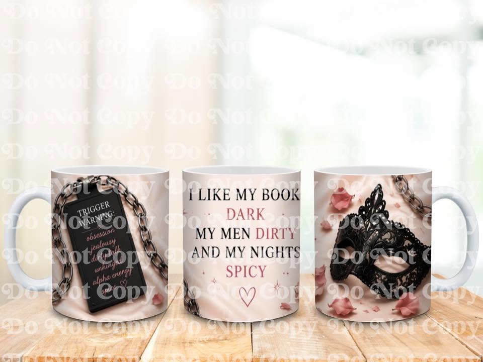 Personalised Smut Book Lover Mug | Spicy Romance Reader Coffee Cup | BookTok Gift | Choose Your Design