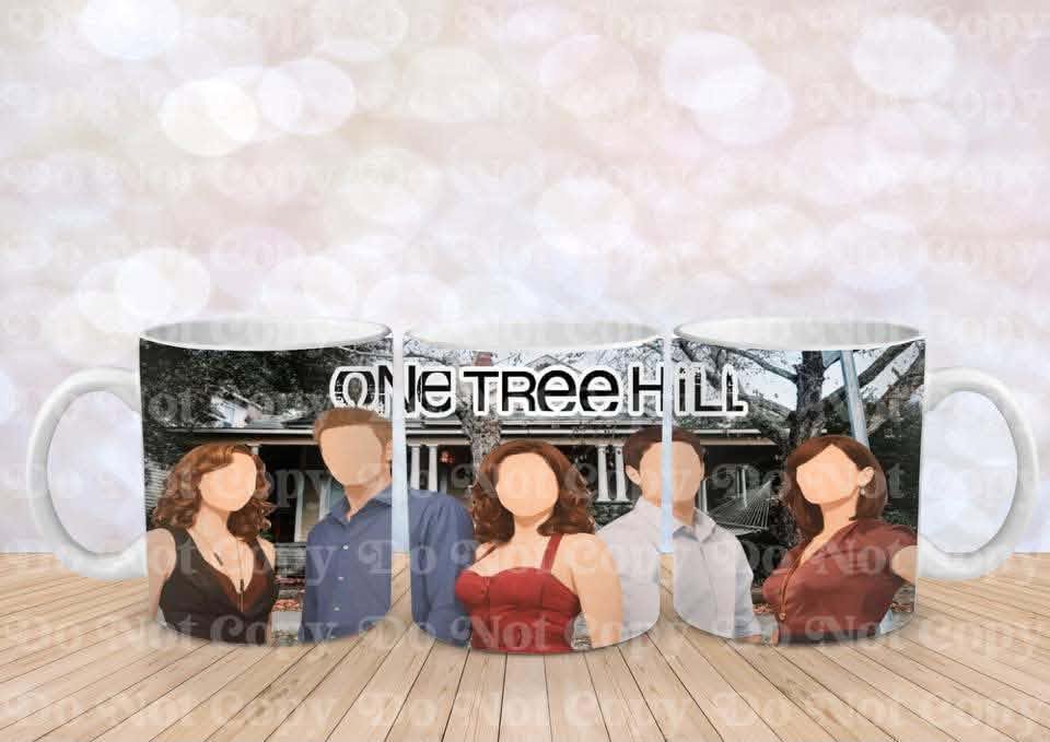 One Tree Hill Inspired Mug – Custom Faceless Character Design, TV Show Fan Gift, 11oz Ceramic Mug