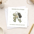 Personalised Driving Test Congratulations Card | New Driver Congratulations Card | Passing Driving Test Card | Car Keys Congrats Card