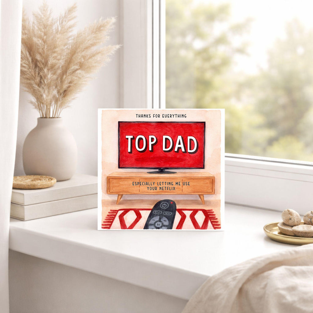 Top Dad Funny Card – Netflix Joke