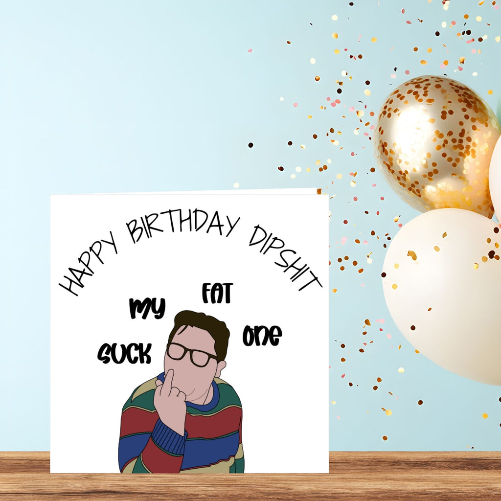 Funny Rude Birthday Card | Cheeky Middle Finger Birthday Card | Humorous Birthday Card for Friend, Brother, Sister