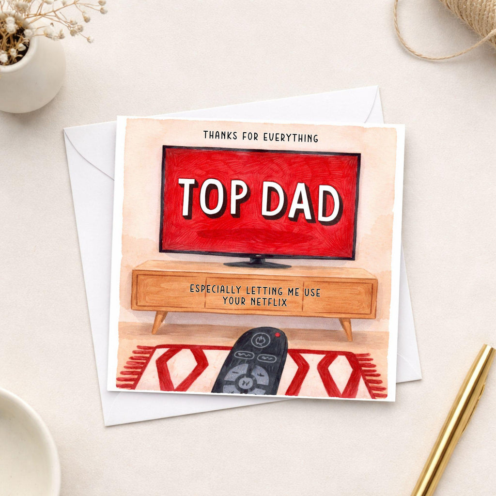 Top Dad Funny Card – Netflix Joke