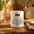 Bam Scottish slang mug – funny five-star review print
