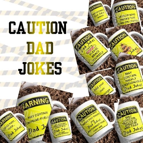 Funny Dad Joke Mug | 21 Funny Designs | 11oz Ceramic Gift Mug for Dad | Father's Day, Birthday & Christmas Gift