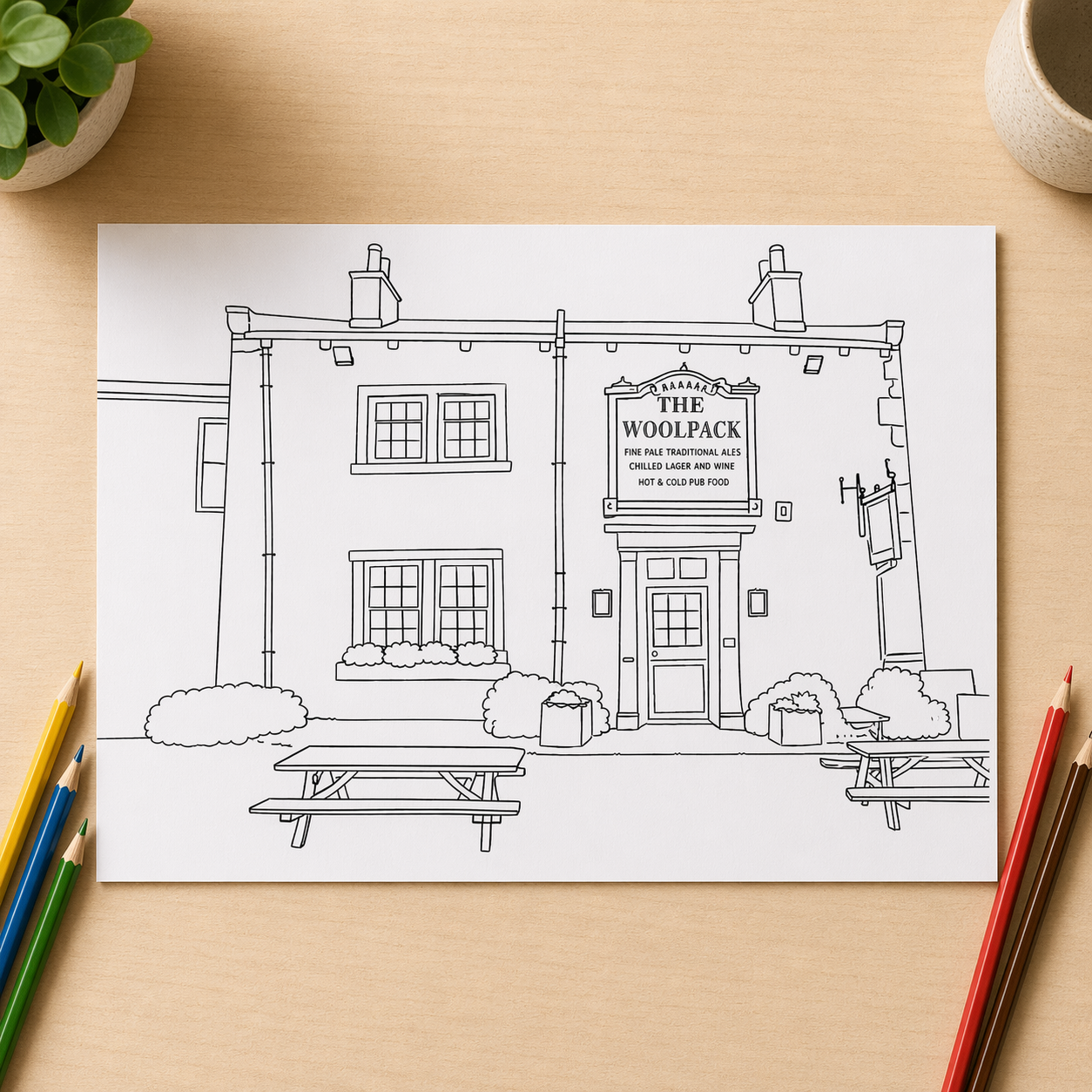 Emmerdale Inspired Colouring Book – 20 Pages