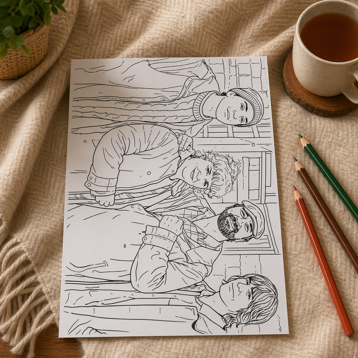 Emmerdale Inspired Colouring Book – 20 Pages