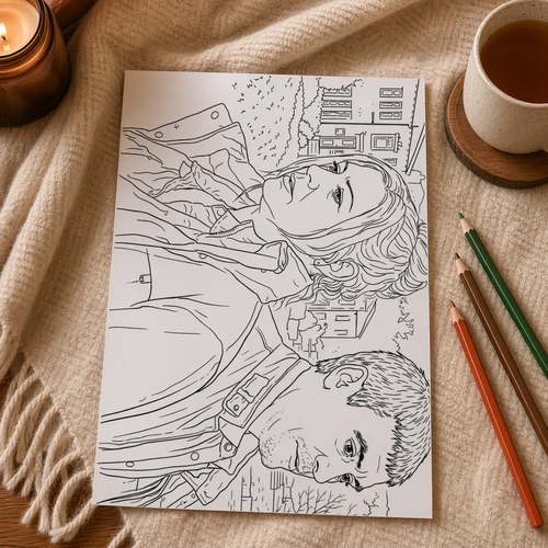 Emmerdale Inspired Colouring Book – 20 Pages