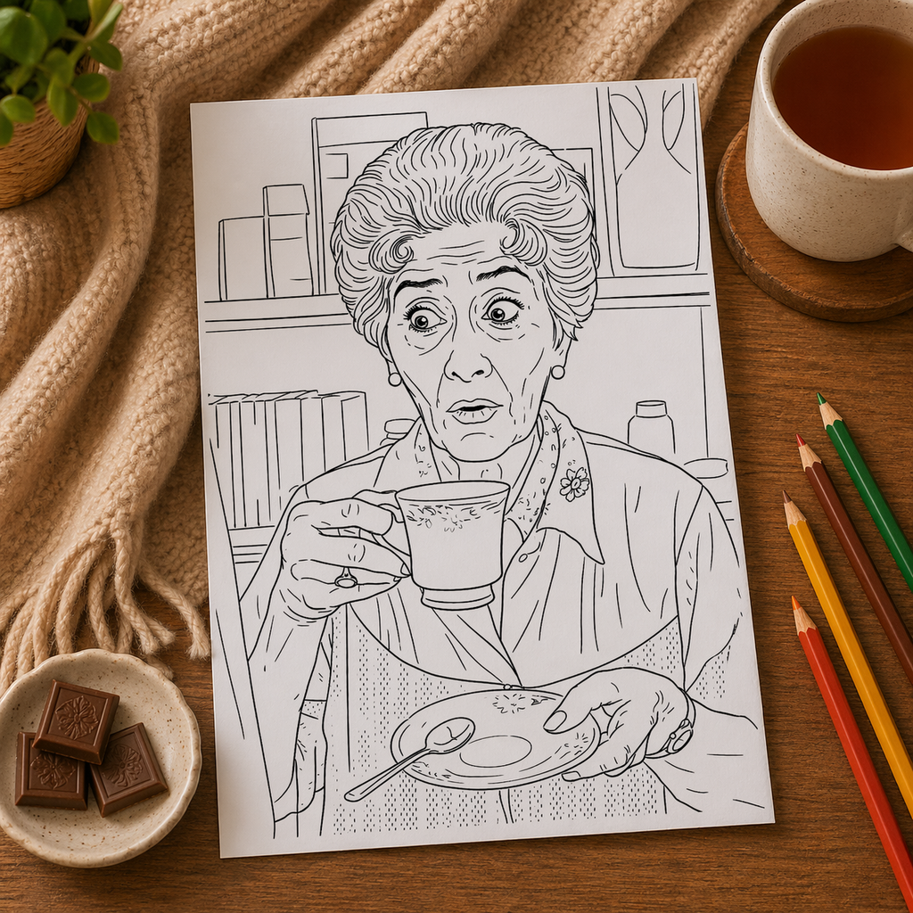 EastEnders Inspired Colouring Book – 20 Pages