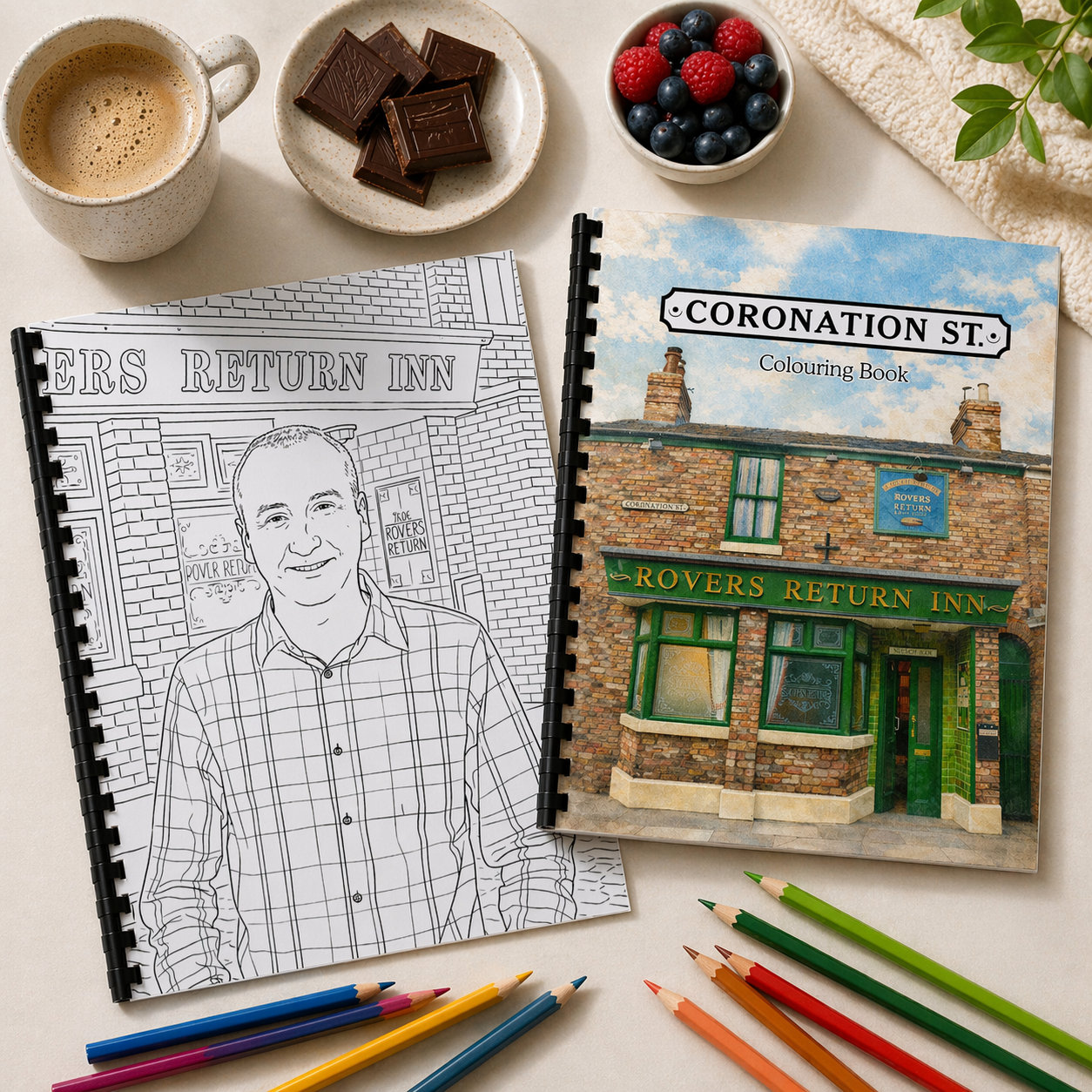 Classic Street Inspired Colouring Book – 20 Page A4