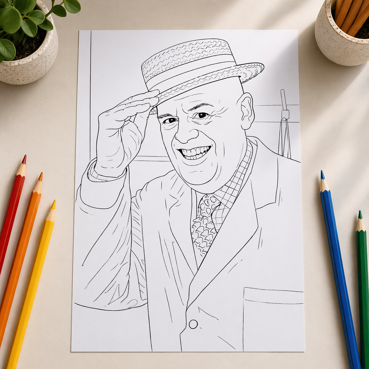 Classic Street Inspired Colouring Book – 20 Page A4