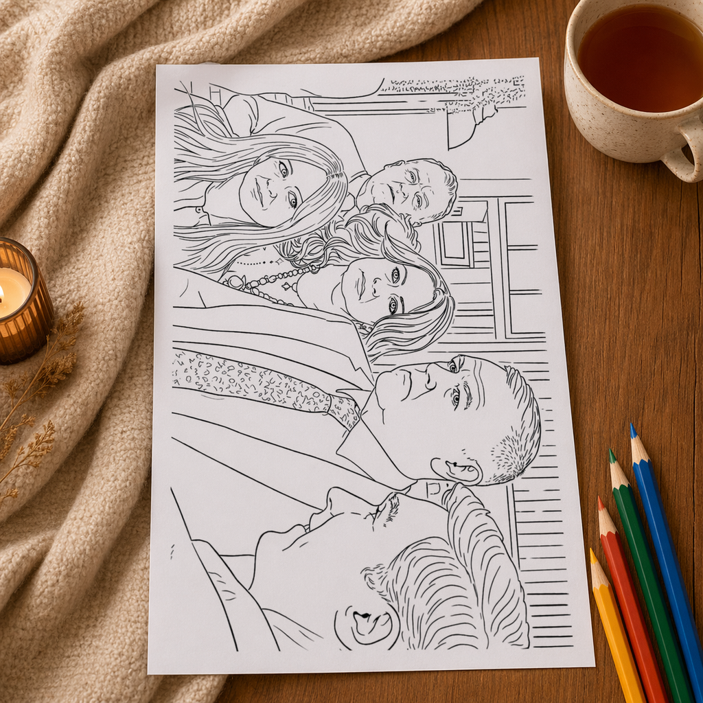 Classic Street Inspired Colouring Book – 20 Page A4