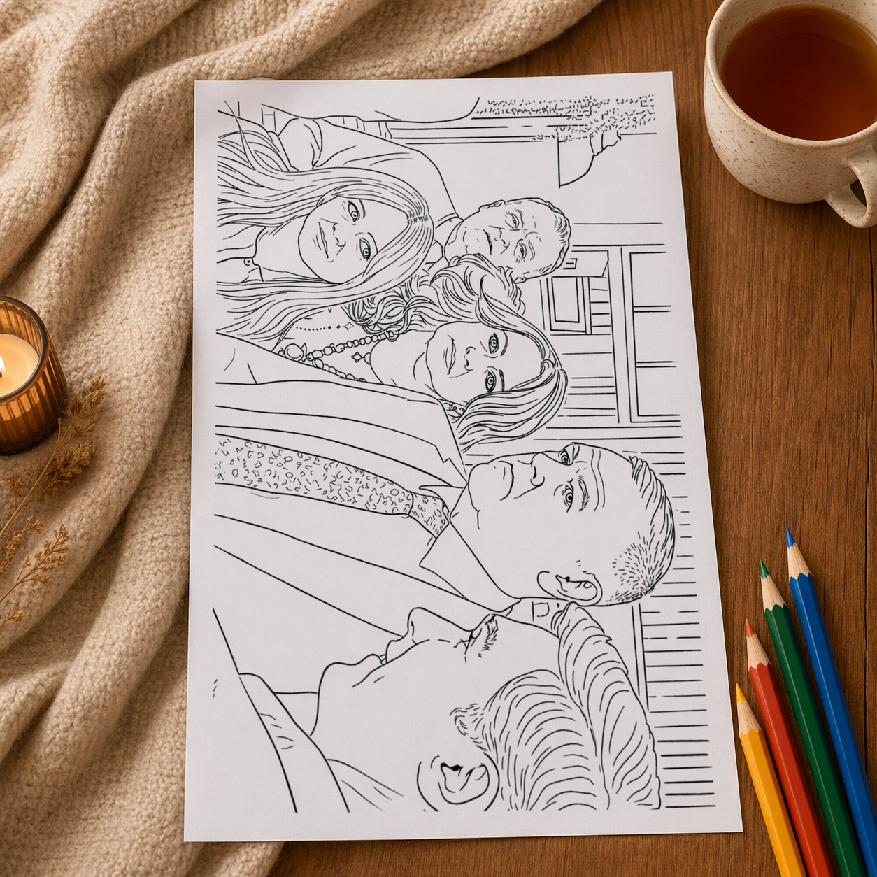 Classic Street Inspired Colouring Book – 20 Page A4