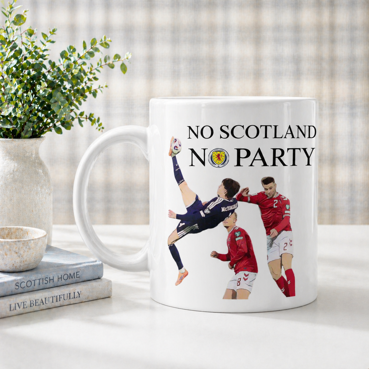 No Scotland No Party Mug – Scotland Football Fan Gift