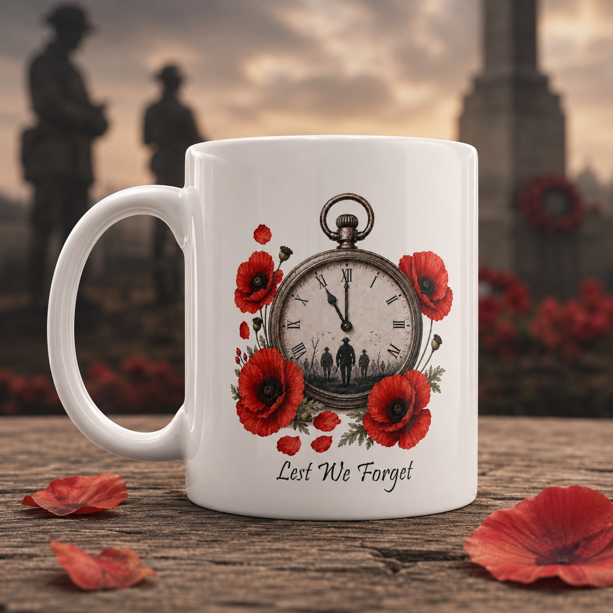 Lest We Forget Remembrance Day Mug