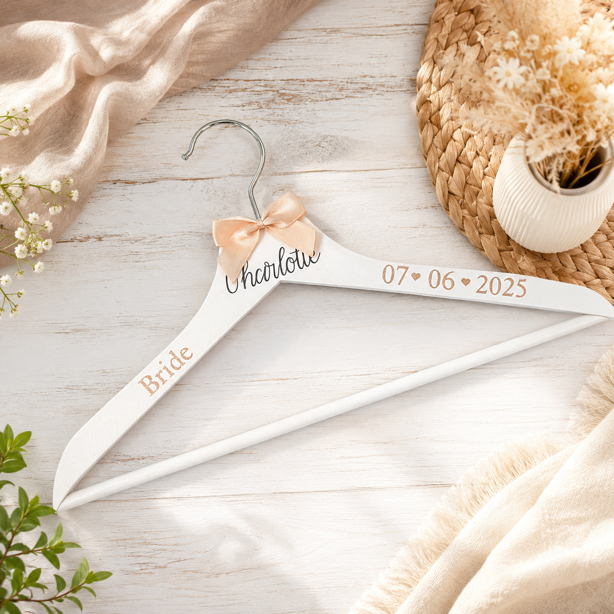 Personalised Bride/Bridesmaid Wedding Hanger