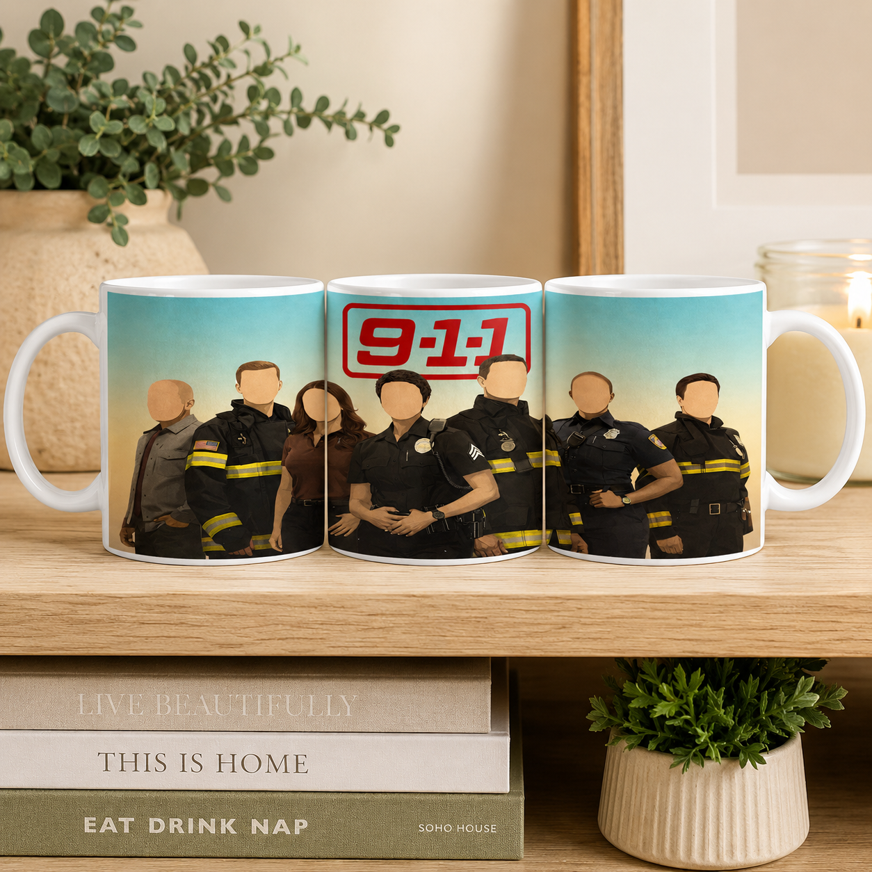 9-1-1 Inspired Character Mug