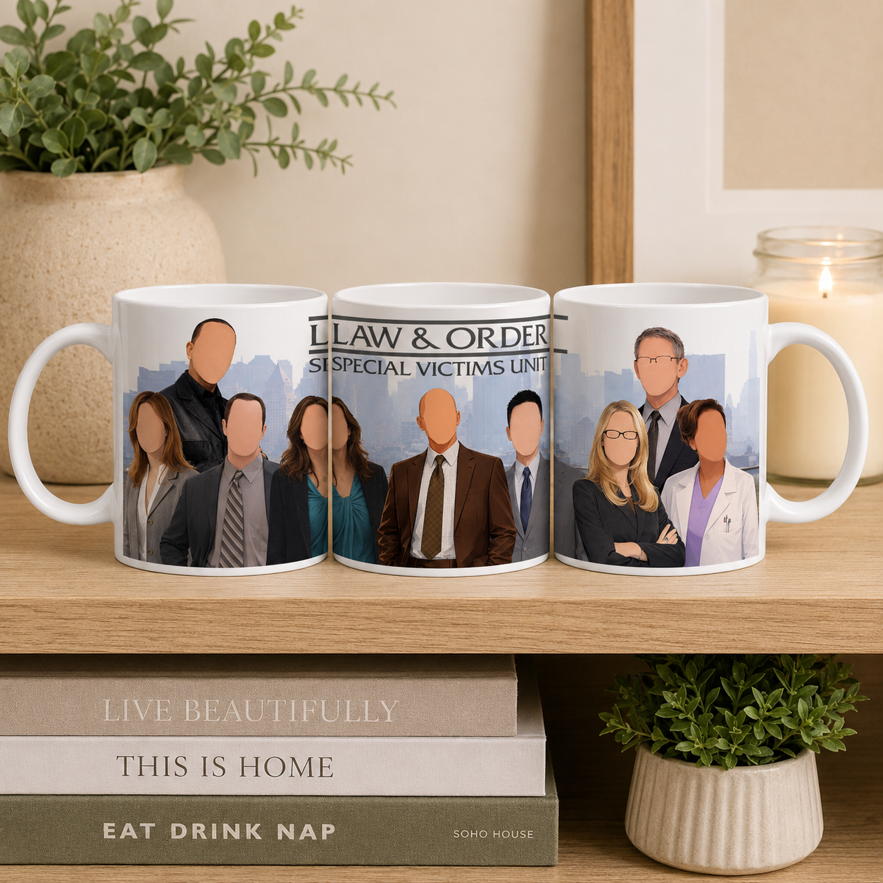 Law & Order: SVU Inspired Character Mug