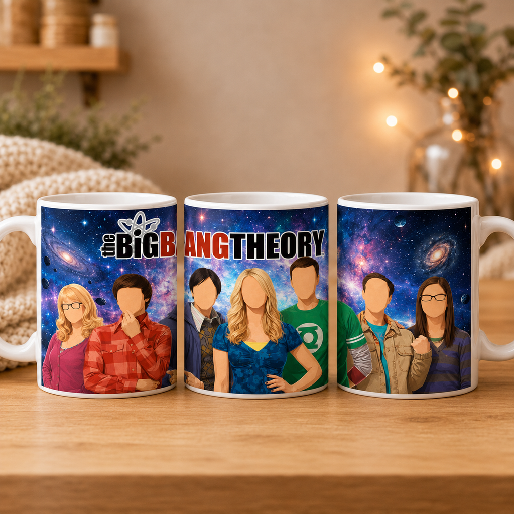 Big Bang Theory Inspired Character Mug
