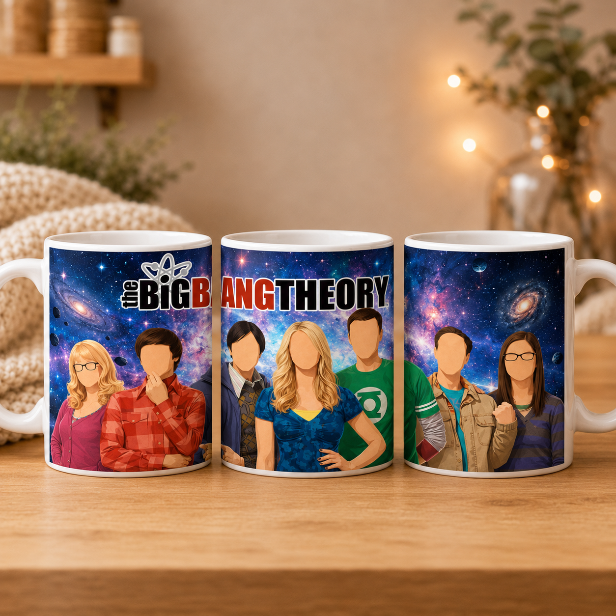 Big Bang Theory Inspired Character Mug
