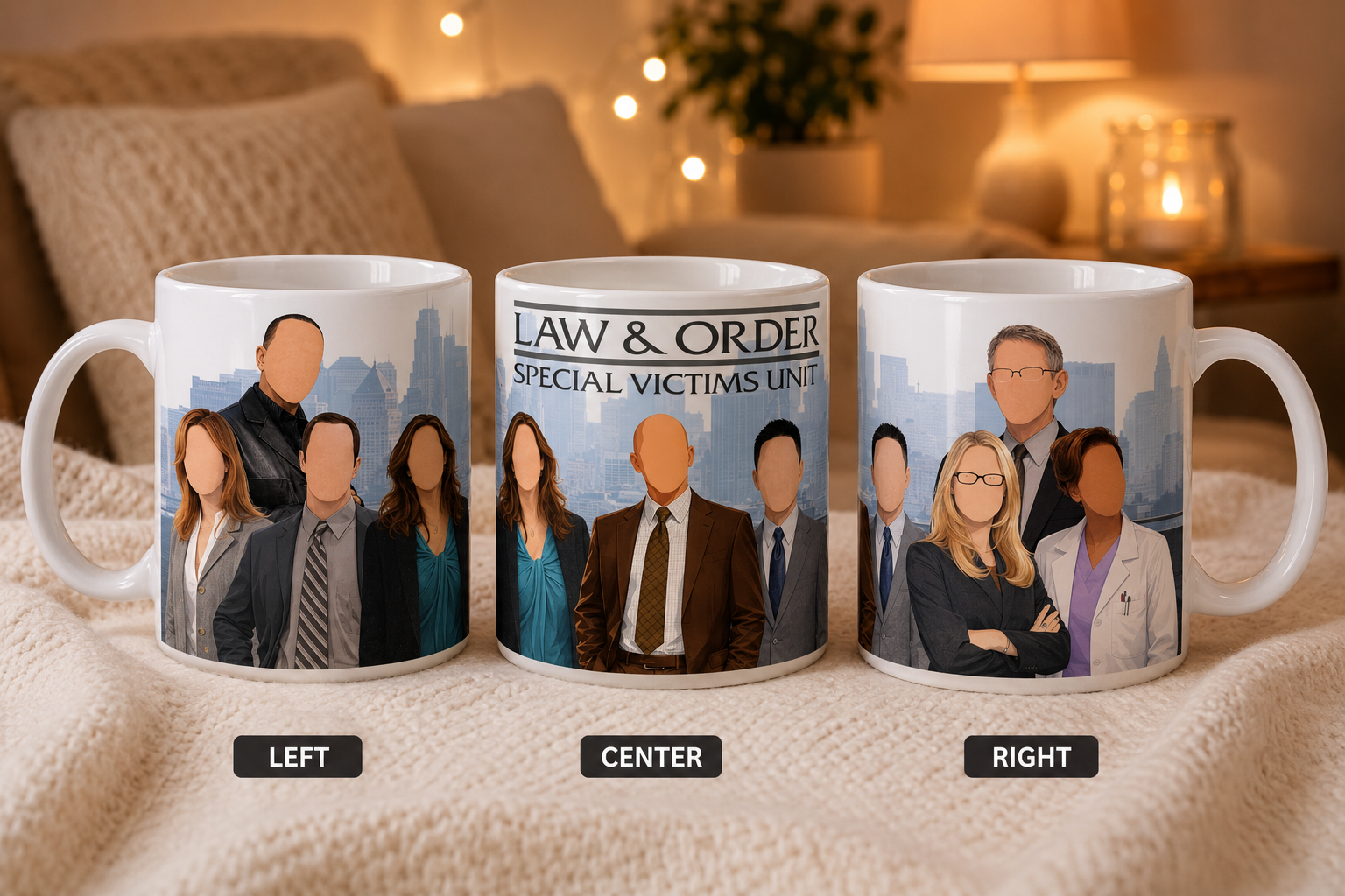 Law & Order: SVU Inspired Character Mug