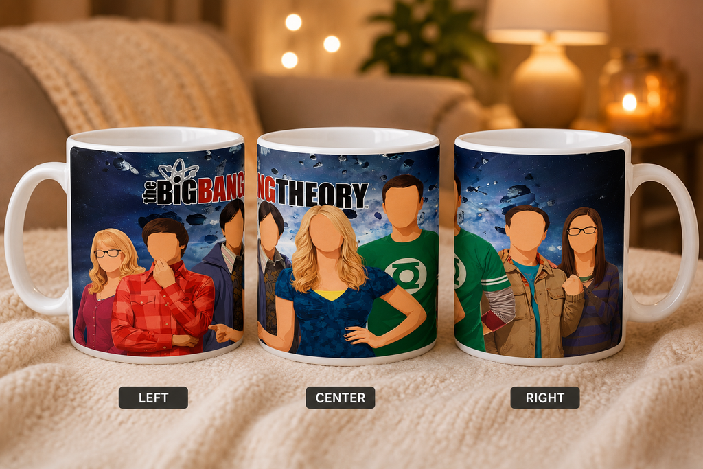 Big Bang Theory Inspired Character Mug