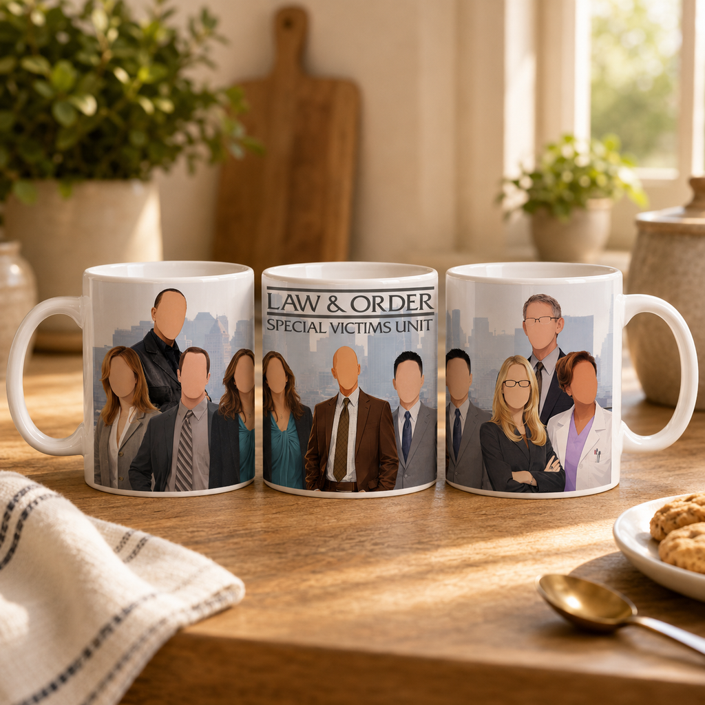 Law & Order: SVU Inspired Character Mug