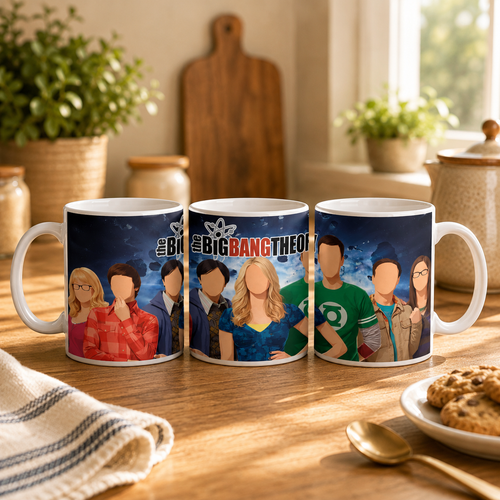 Big Bang Theory Inspired Character Mug