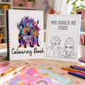 K-Pop Demon Hunters Colouring Book | 30 Page Anime & K-Pop Inspired Colouring Book