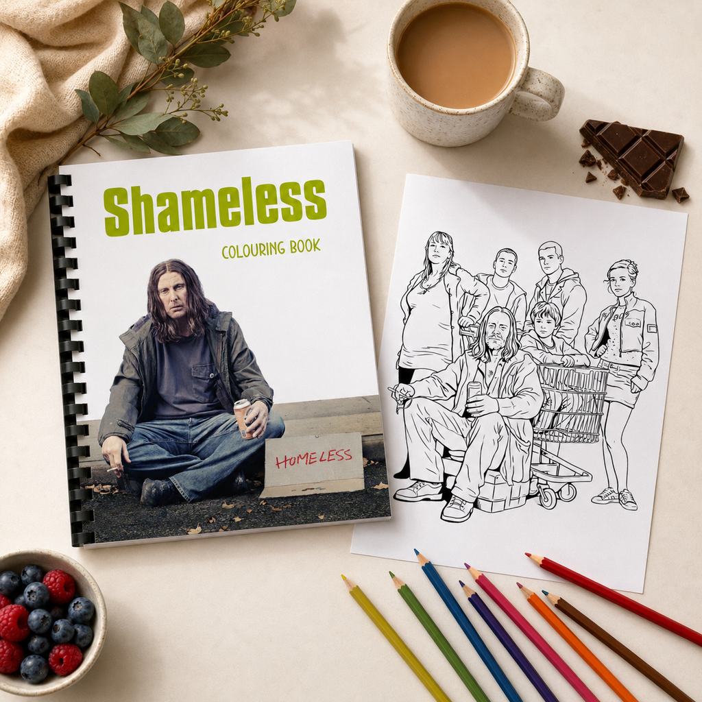 Shameless Inspired Adult Colouring Book