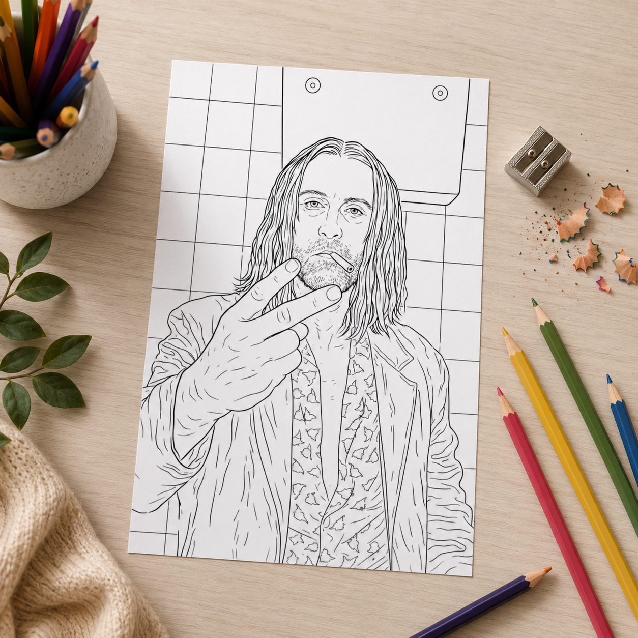 Shameless Inspired Adult Colouring Book