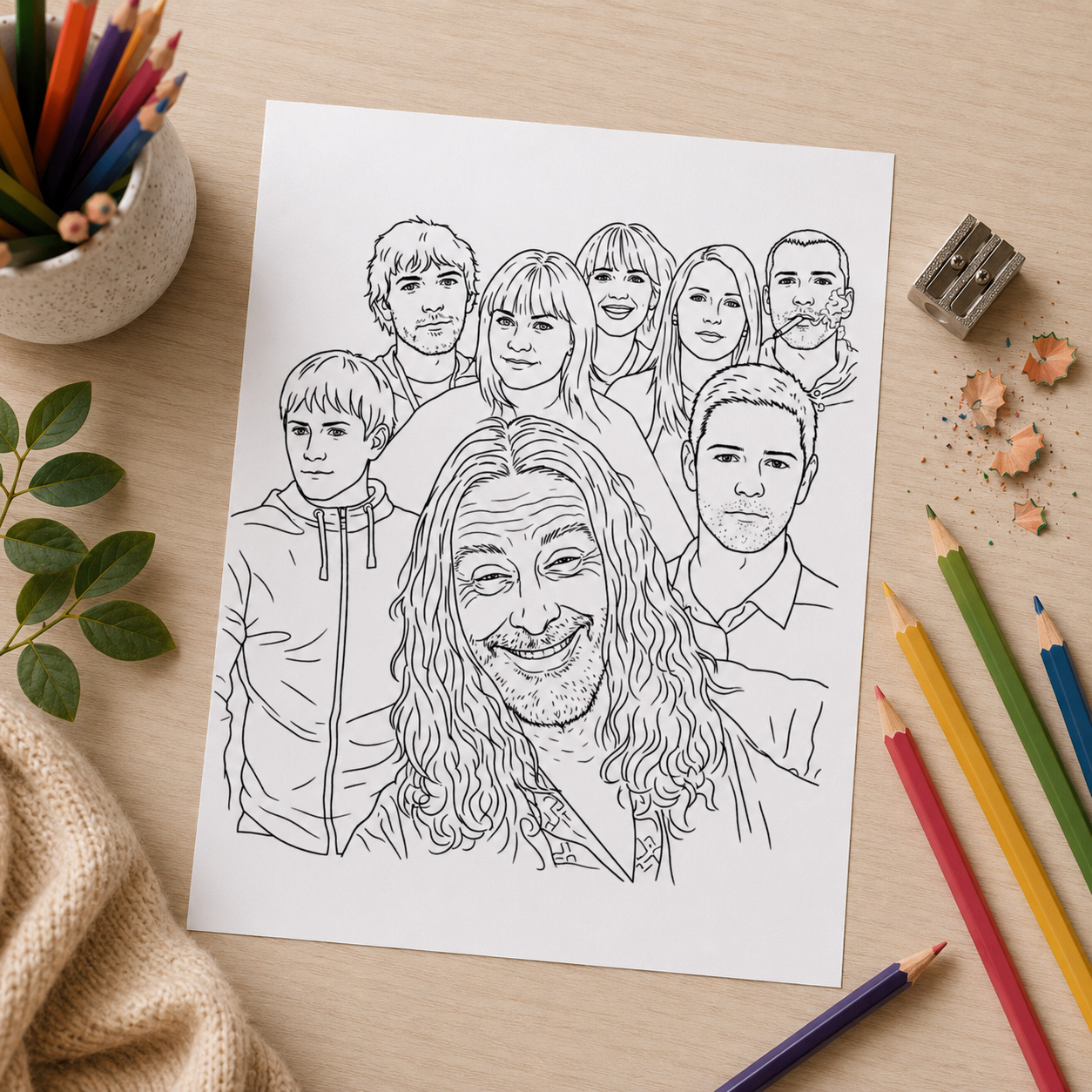Shameless Inspired Adult Colouring Book
