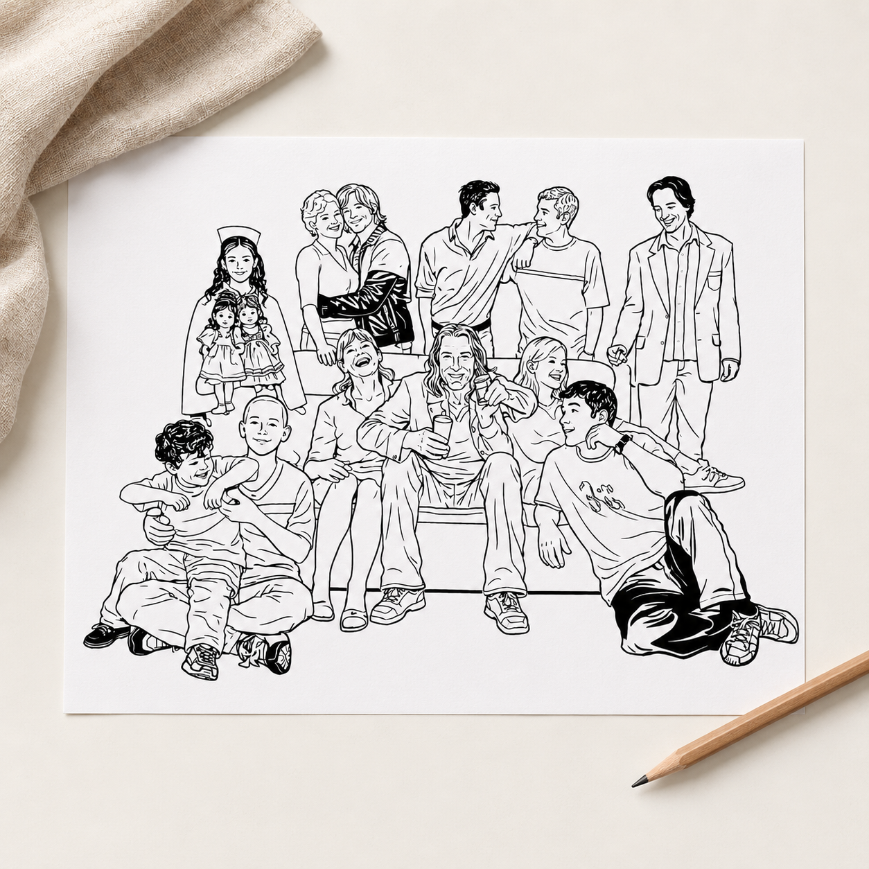 Shameless Inspired Adult Colouring Book