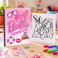 Barbie Inspired Girls Colouring Book